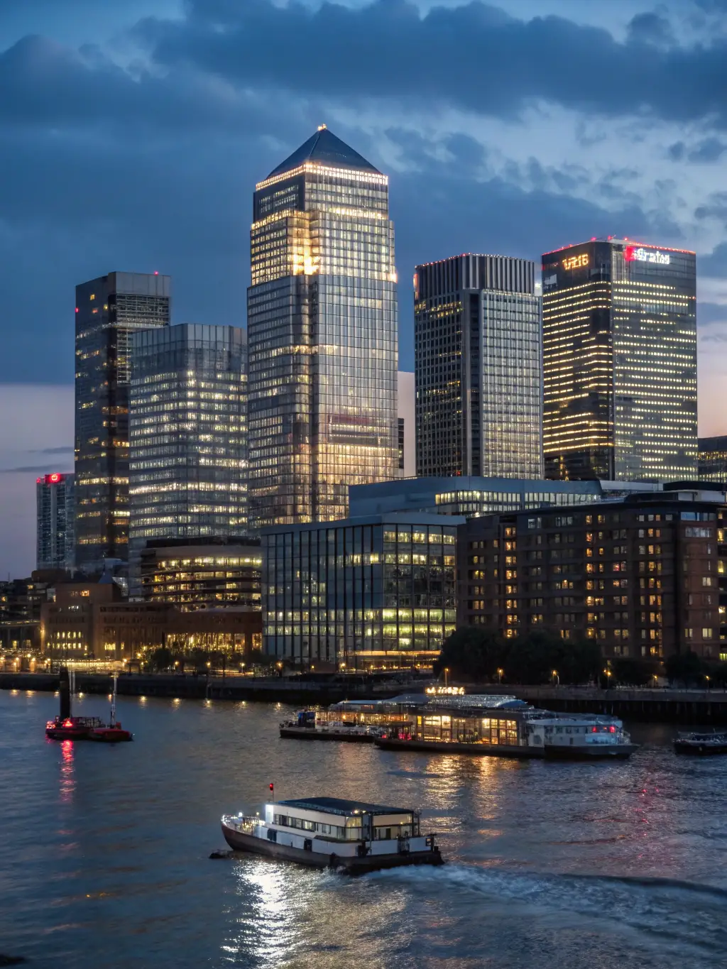 A cityscape of London with financial charts overlaid, representing economic planning and financial stability.
